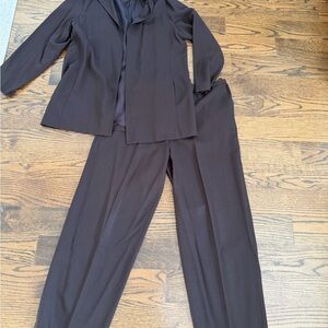 Eileen Fisher Brown  Women's Pants Suit Jacket  Sz L XL